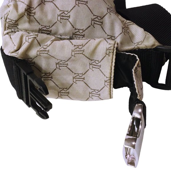 Lauren Ralph Lauren TopCarry Logo Fabric Utility Handbag 10x7 Pockets Duty-Strap - Picture 5 of 8